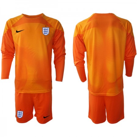 England Orange Målmand Børn VM 2022 - Fodboldtrøjer (L/S)